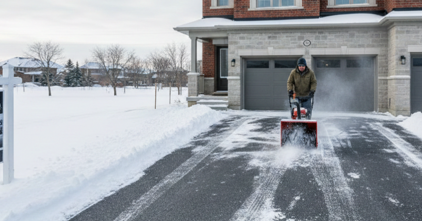 Residential Driveway Paving in Hamilton: Navigating the Winter Season