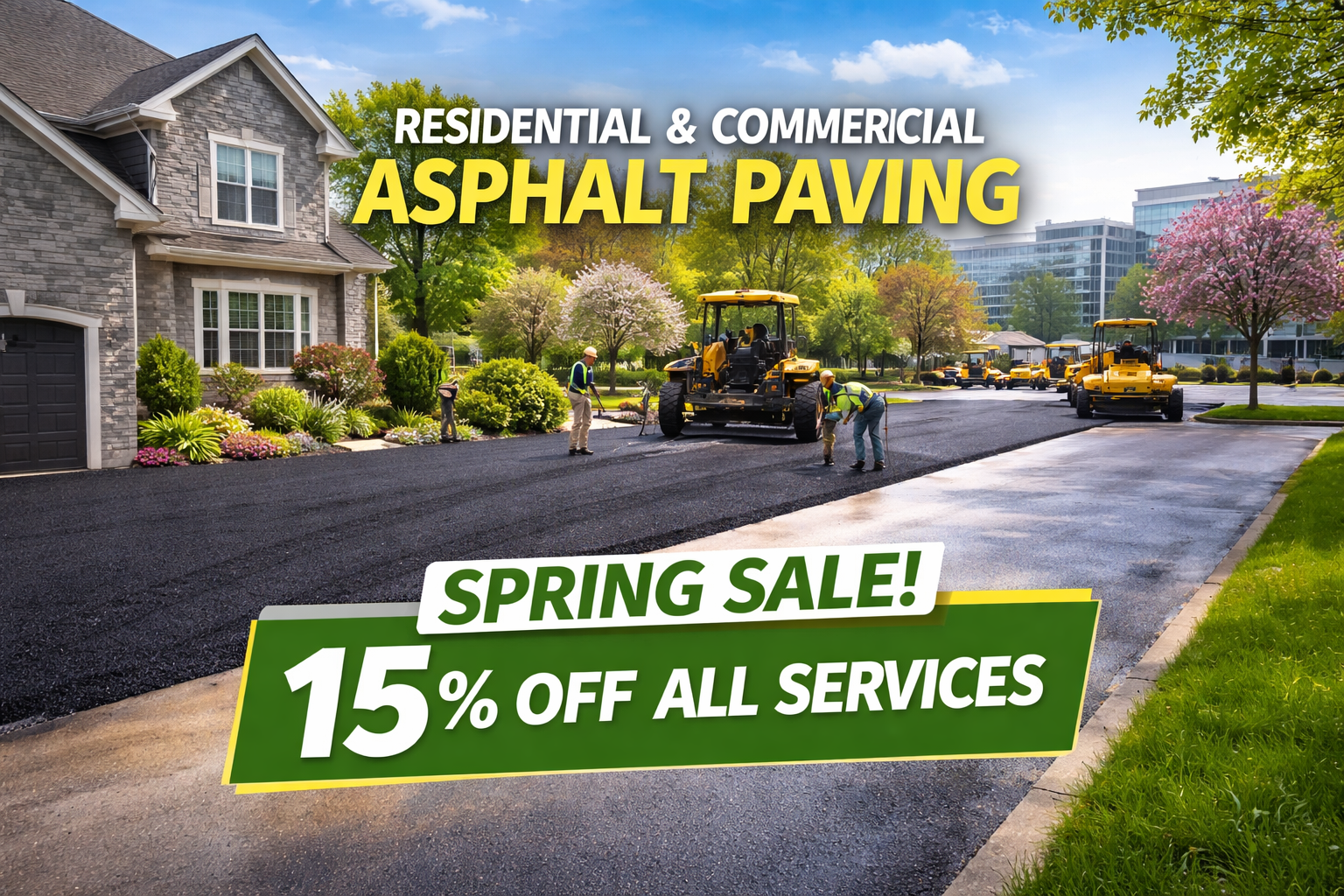 Spring Asphalt Paving